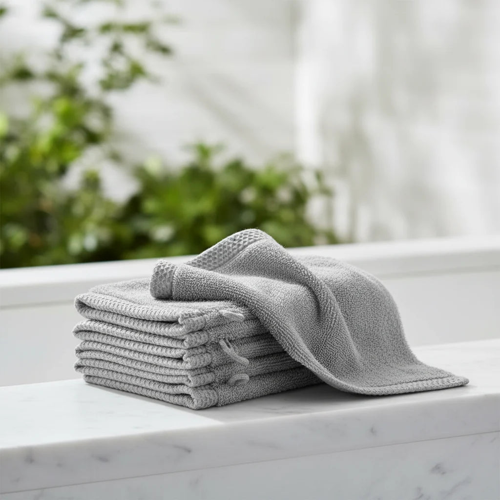 Washcloths Organic Cotton Extra Soft Set of 6