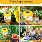 Wasp & Bee Trap Solar UV Light Dual-Entry 6-Pack
