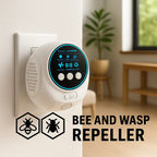 Wasp Repeller Ultrasonic Plug-In Chemical-Free 297 m² Coverage