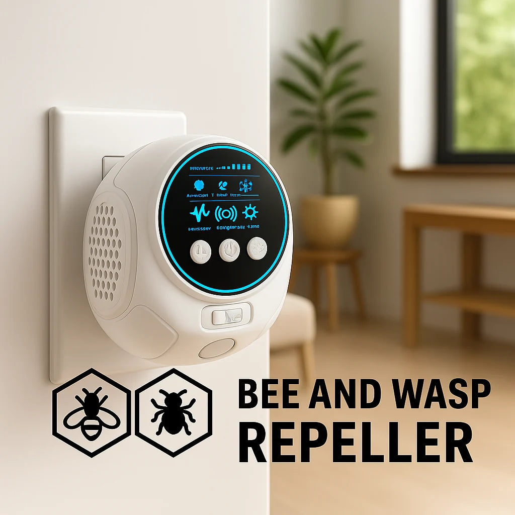 Wasp Repeller Ultrasonic Plug-In Chemical-Free 297 m² Coverage