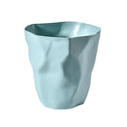 Waste Bin Space-Saving Scandinavian Shape Matte Scratch-Resistant