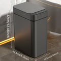 Waste Bin Touch-Free Sensor Slim Space-Saving Sealed Lid