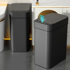 Waste Bin Touch-Free Sensor Slim Space-Saving Sealed Lid