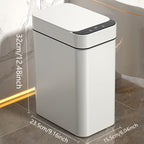 Waste Bin Touch-Free Sensor Slim Space-Saving Sealed Lid
