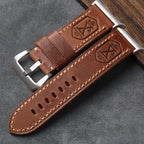 Watch Band Full-Grain Leather Hand-Stitched 47mm
