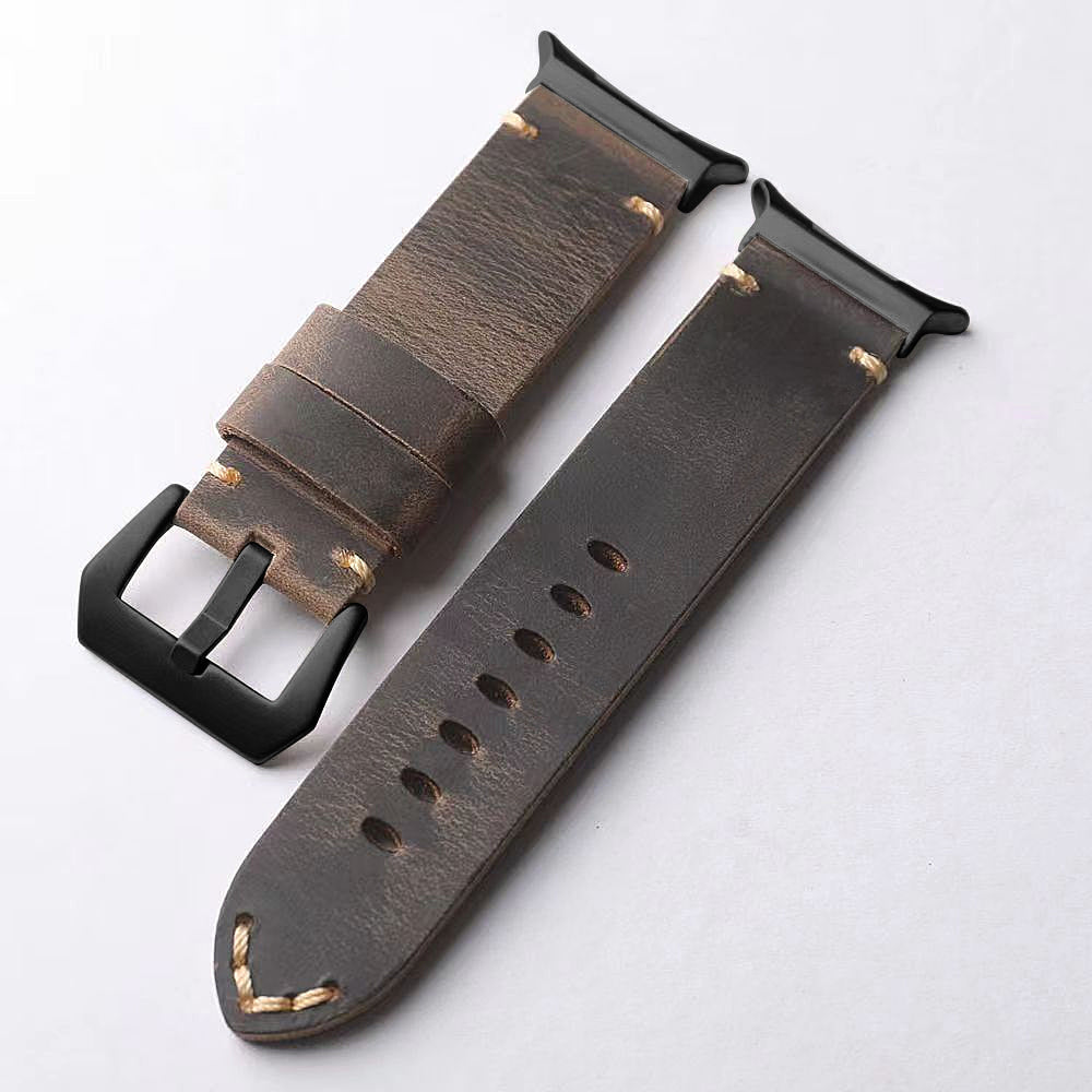 Watch Band Full-Grain Leather Hand-Stitched 47mm