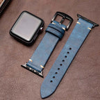 Watch Band Premium Leather Adjustable 316L Stainless Steel