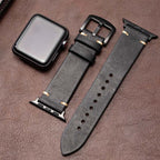 Watch Band Premium Leather Adjustable 316L Stainless Steel
