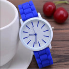 Watch Minimalist Stainless Steel Case Textured 20mm Strap