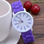 Watch Minimalist Stainless Steel Case Textured 20mm Strap
