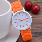 Watch Minimalist Stainless Steel Case Textured 20mm Strap