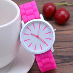 Watch Minimalist Stainless Steel Case Textured 20mm Strap