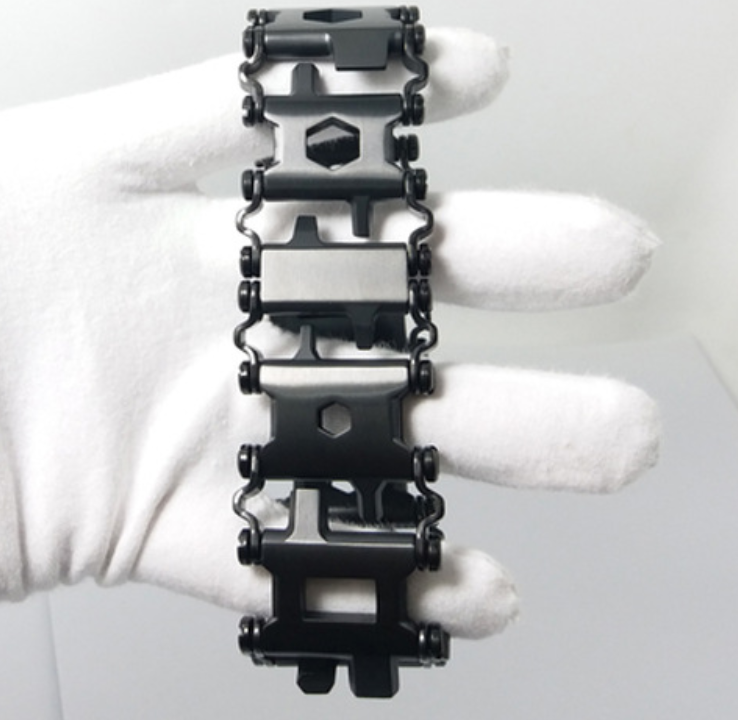 Watch Strap 29-in-1 Hidden Tools Stainless Steel Adjustable