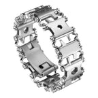 Watch Strap 29-in-1 Hidden Tools Stainless Steel Adjustable