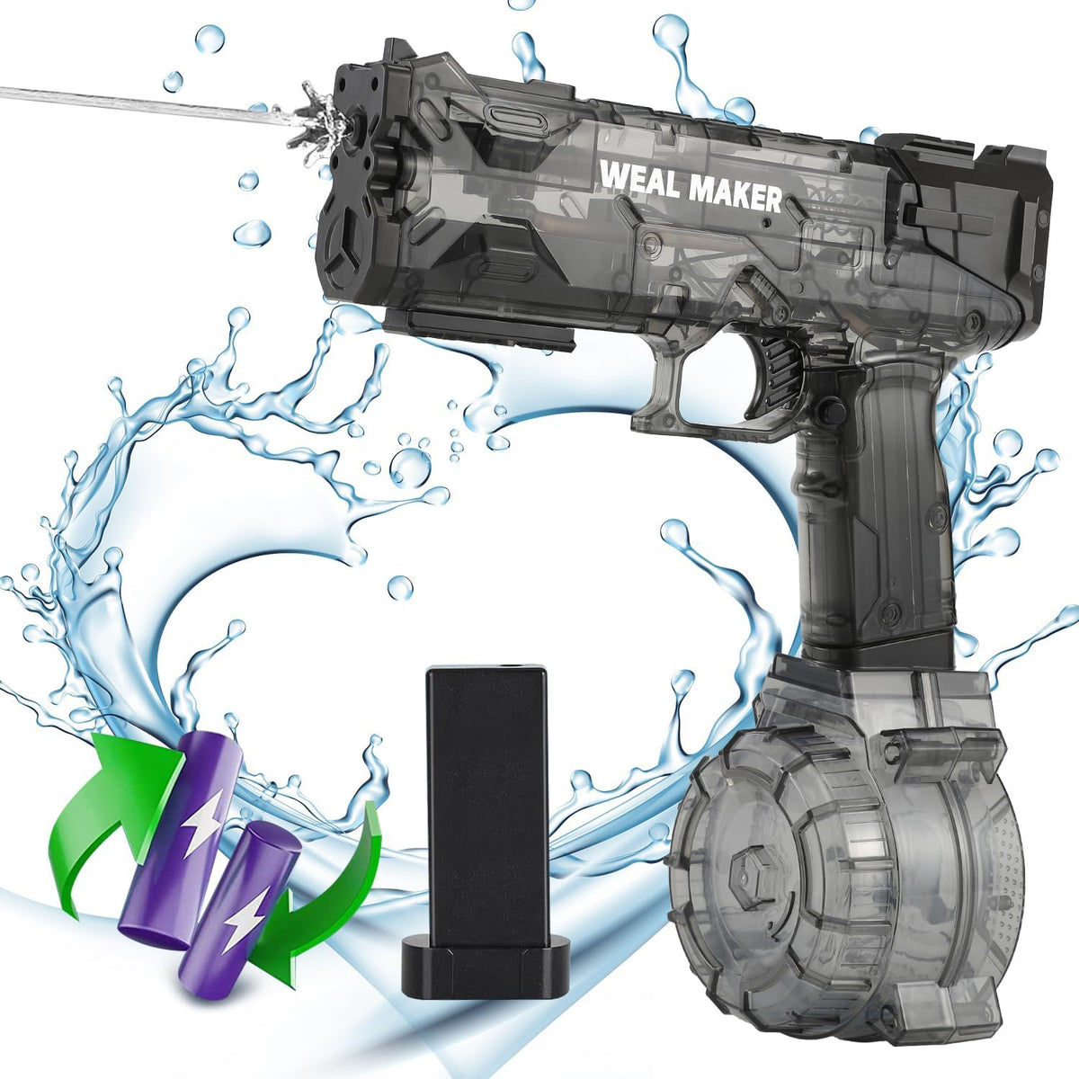 Water Blaster Electric Rechargeable 500ml Long-Range
