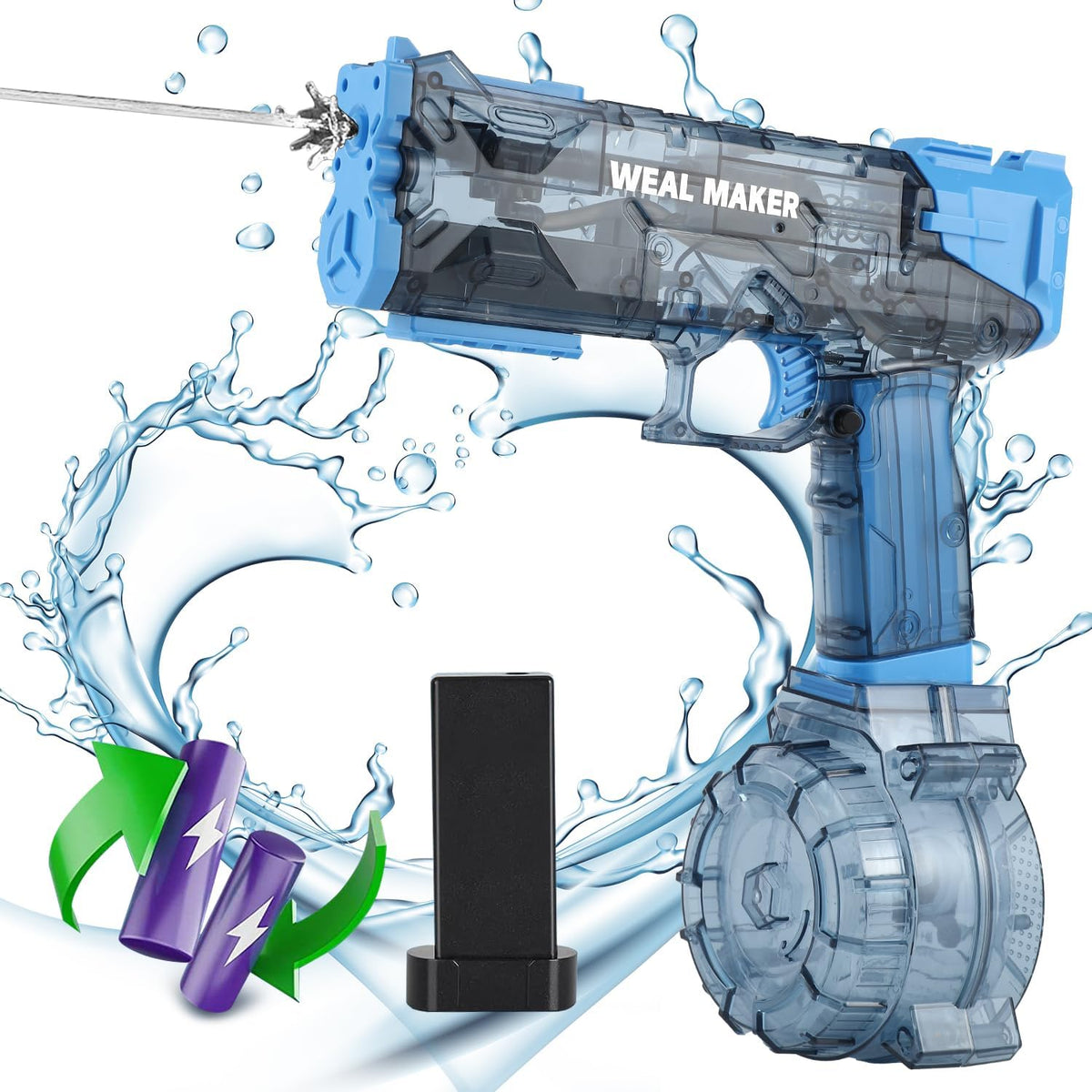 Water Blaster Electric Rechargeable 500ml Long-Range