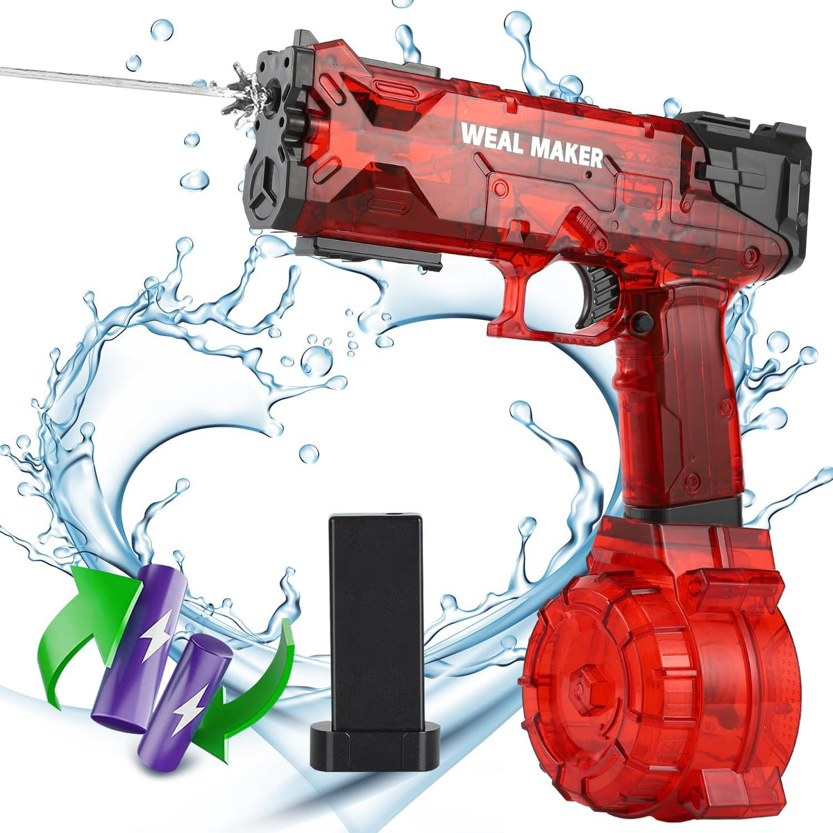 Water Blaster Electric Rechargeable 500ml Long-Range