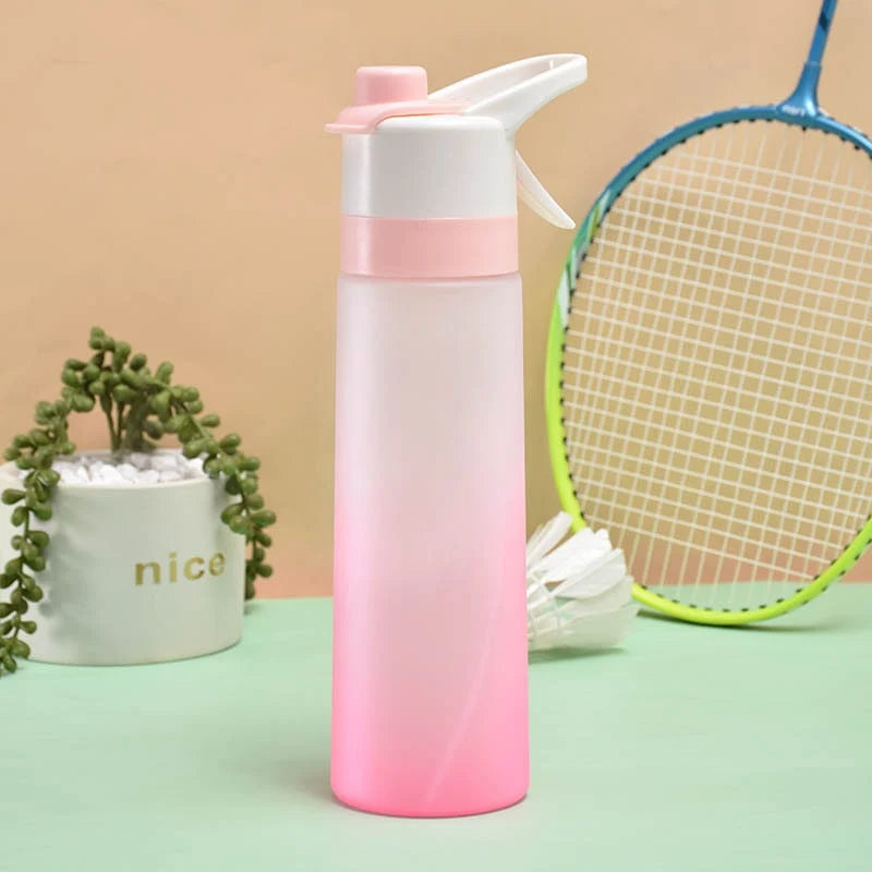 Water Bottle Dual-Function Mist & Drink Spout Leak-Proof