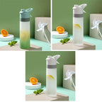 Water Bottle Dual-Function Mist & Drink Spout Leak-Proof