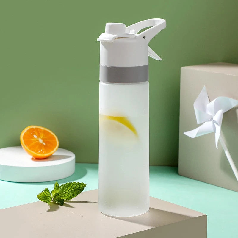 Water Bottle Dual-Function Mist & Drink Spout Leak-Proof