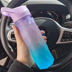 Water Bottle Dual-Function Mist & Drink Spout Leak-Proof