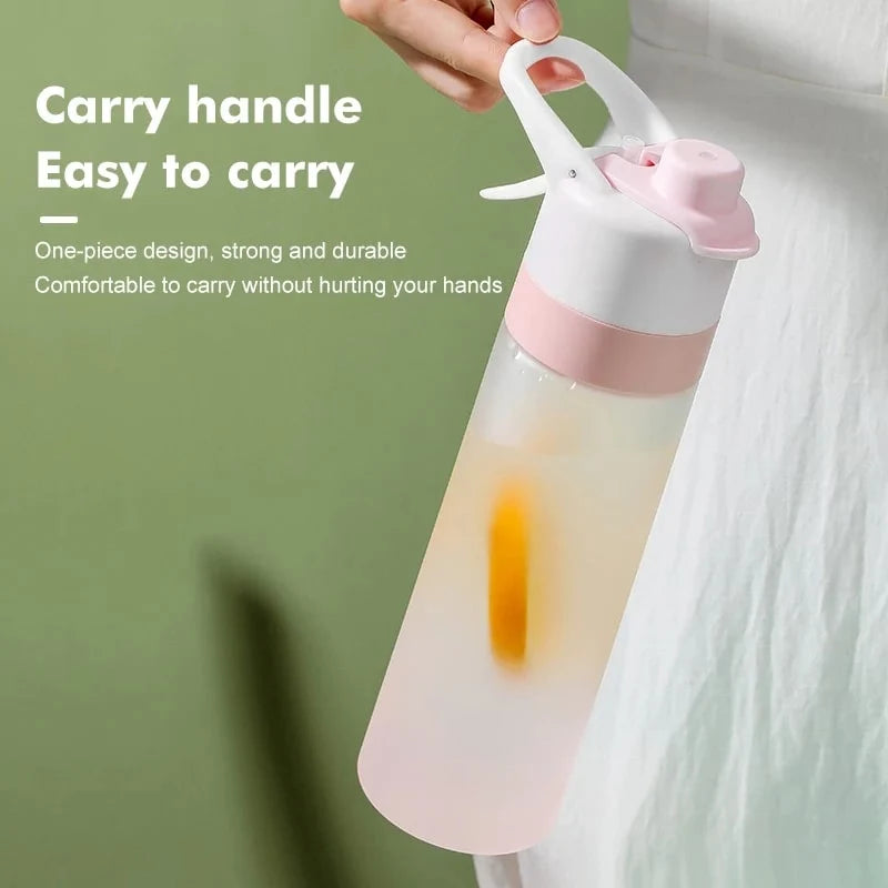 Water Bottle Dual-Function Mist & Drink Spout Leak-Proof