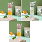 Water Bottle Dual-Function Mist & Drink Spout Leak-Proof