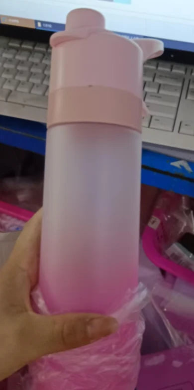 Water Bottle Dual-Function Mist & Drink Spout Leak-Proof
