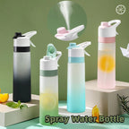 Water Bottle Dual-Function Mist & Drink Spout Leak-Proof