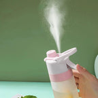Water Bottle Dual-Function Mist & Drink Spout Leak-Proof