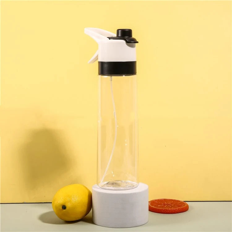 Water Bottle Dual-Function Mist & Drink Spout Leak-Proof