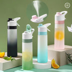 Water Bottle Dual-Function Mist & Drink Spout Leak-Proof