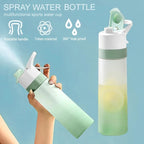 Water Bottle Dual-Function Mist & Drink Spout Leak-Proof