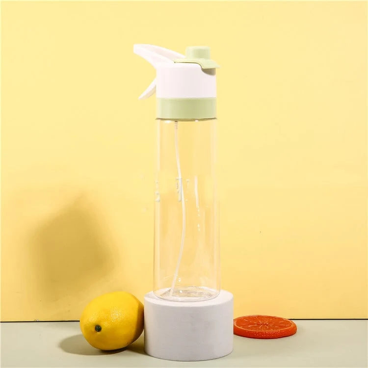 Water Bottle Dual-Function Mist & Drink Spout Leak-Proof