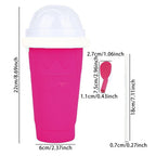Water Bottle Instant Ice Silicone Travel-Friendly