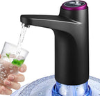 Water Bottle Pump One-Button Rechargeable Fits 2–5 Gallon