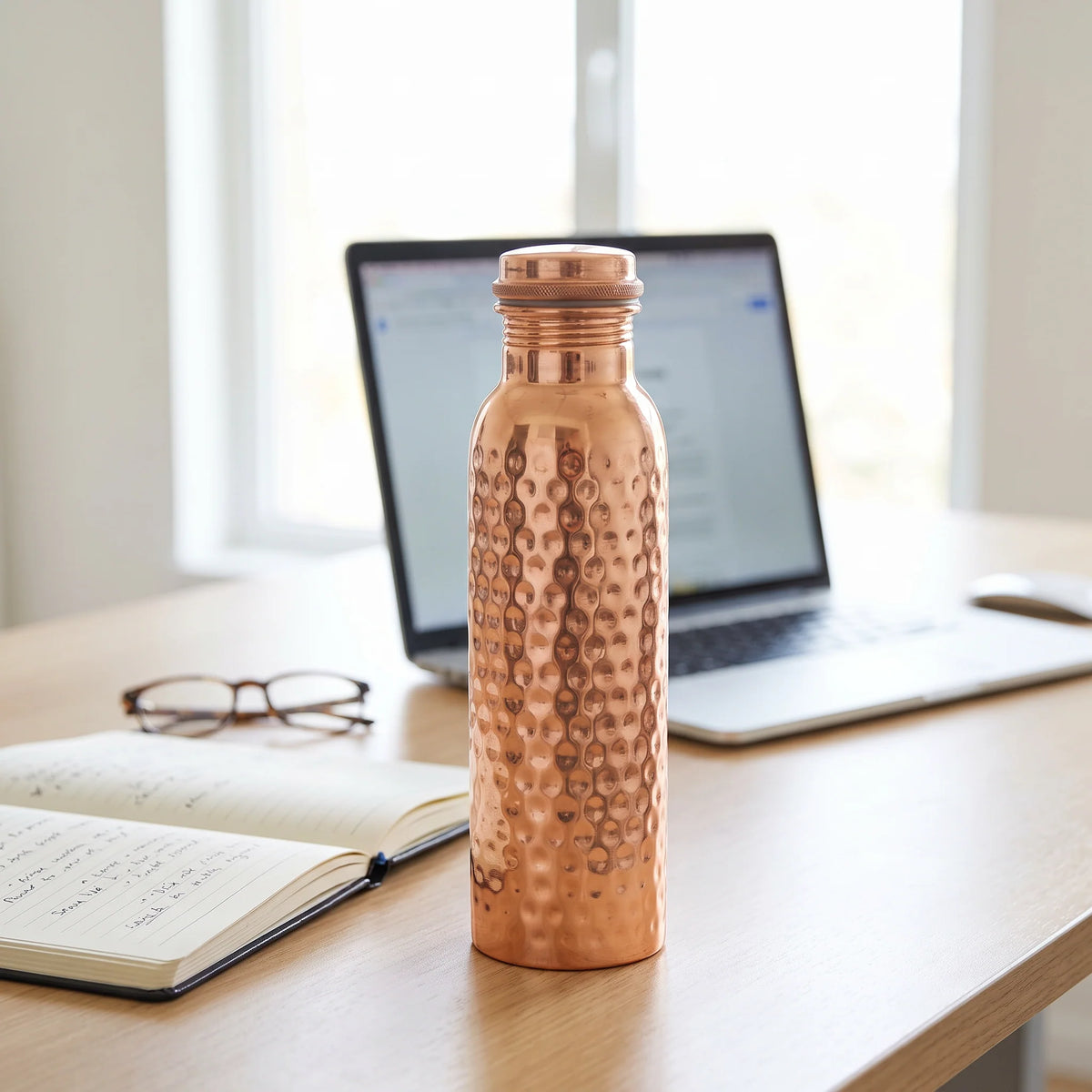 Water Bottle Pure Copper Leak-Proof 27 Fl Oz