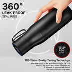 Water Bottle UV-C Self-Cleaning Stainless Steel & Vacuum Insulated