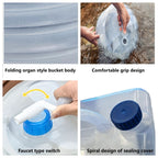 Water Container Collapsible & Leak-Proof Food-Grade PE