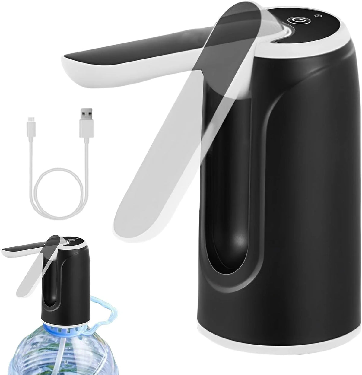 Water Dispenser Portable Touch Sensor USB Rechargeable