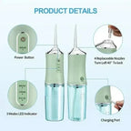 Water Flosser Cordless Rechargeable Large Tank