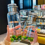 Water Jug 2 L Transparent Leak-Proof Screw Cap