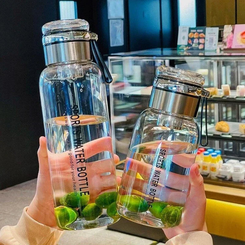 Water Jug 2 L Transparent Leak-Proof Screw Cap