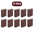 Water-Only Micro-Abrasive Scrub Sponges (Set of 10)