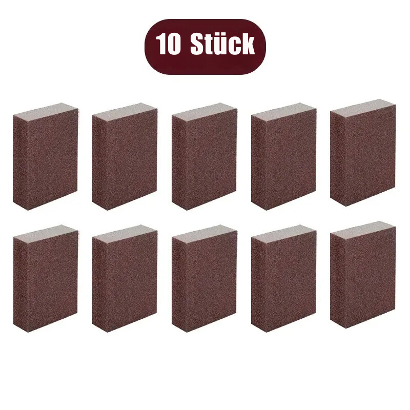 Water-Only Micro-Abrasive Scrub Sponges (Set of 10)