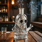 Water Pipe Portrait Bust Borosilicate Glass Removable Bowl