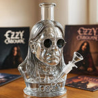 Water Pipe Portrait Bust Borosilicate Glass Removable Bowl