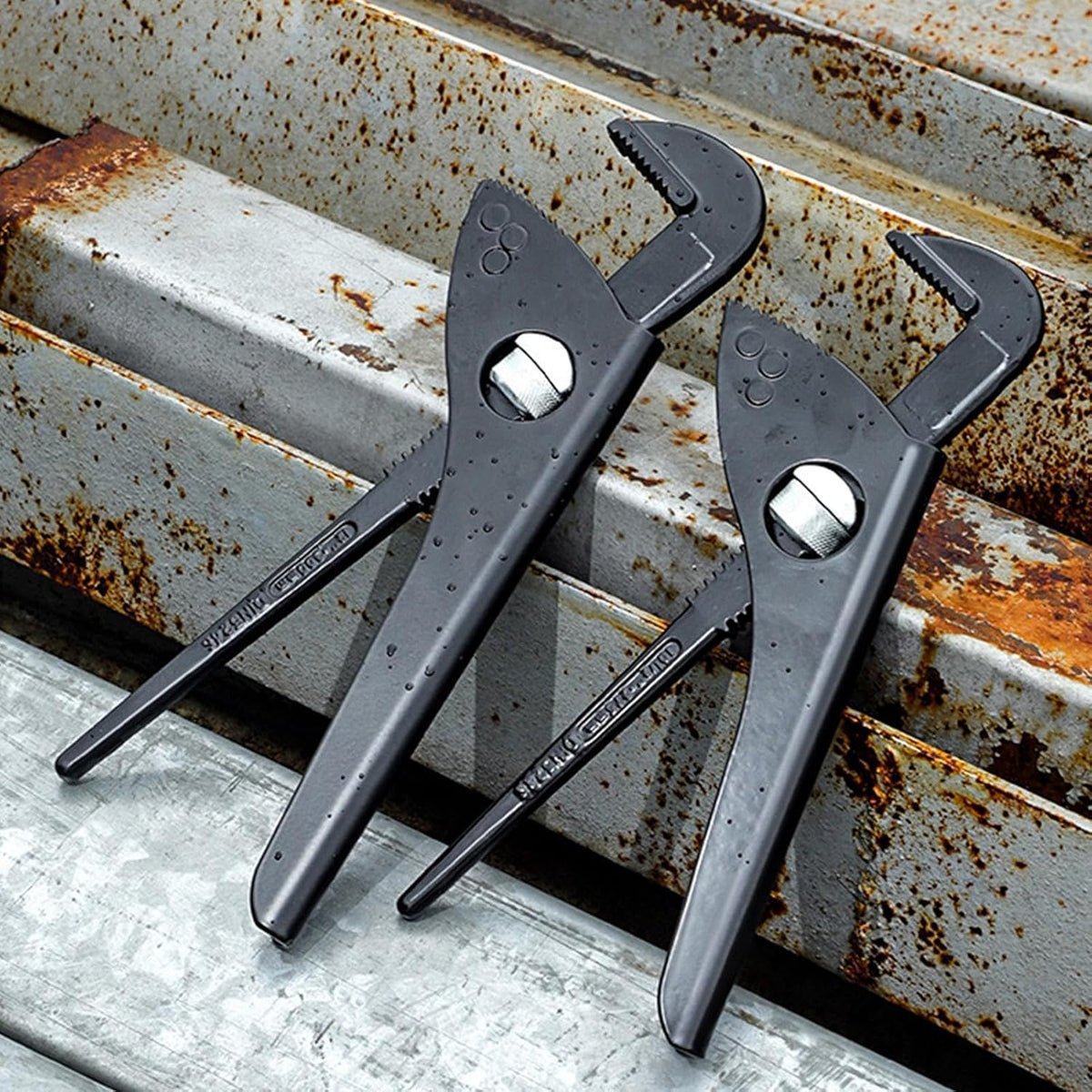 Water Pump Pliers High-Carbon Steel Multi-Tooth Jaws Non-Slip Handle