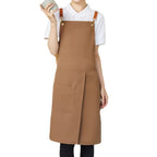 Water-Resistant Microfiber Split-Skirt Apron