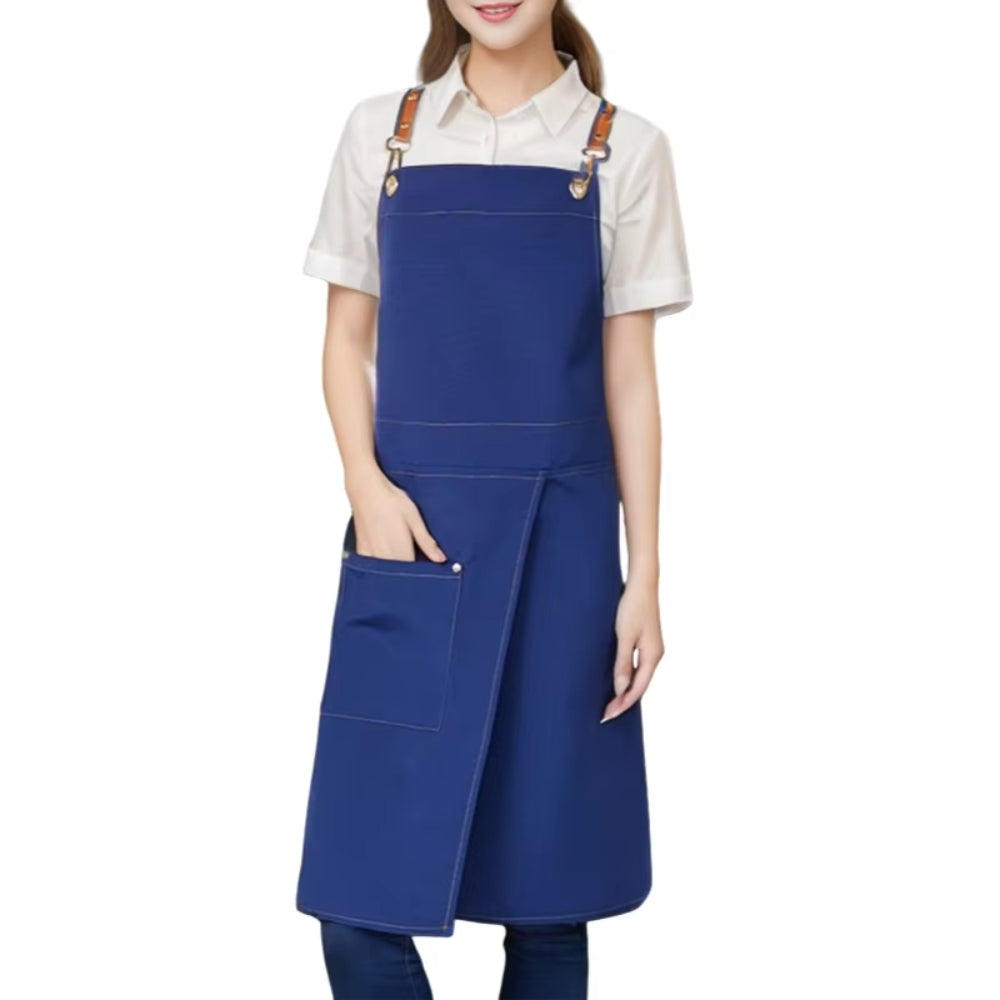 Water-Resistant Microfiber Split-Skirt Apron